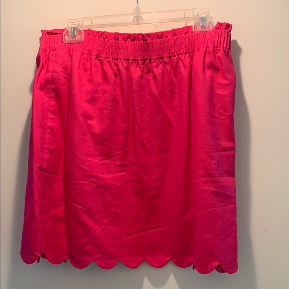NWT J.Crew Scalloped Skirt